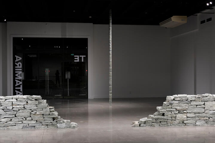 Miranda Bellamy &amp; Amanda Fauteux, Stone Moves (exhibition view), 2023, Te Atamira, Tahuna/Queenstown, Aotearoa/New Zealand